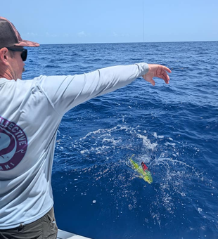 Hooked on fishing in Cudjoe Key!